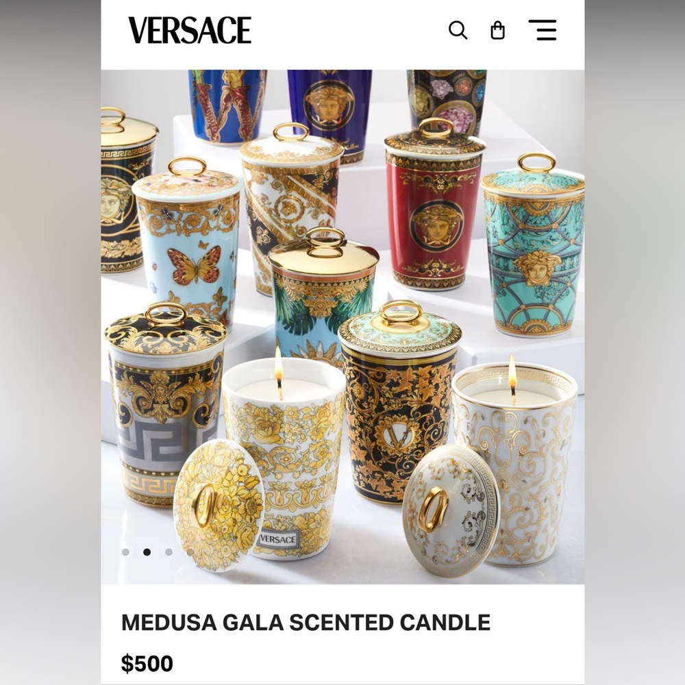Versace Medusa Gala Scented Candle